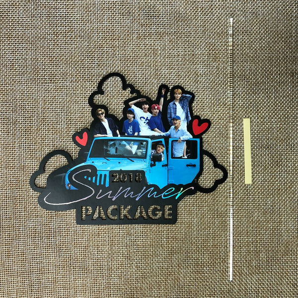 BTS GROUP [ 2018 Summer Package ] Official Topper Photocard / New, Rare / Gift