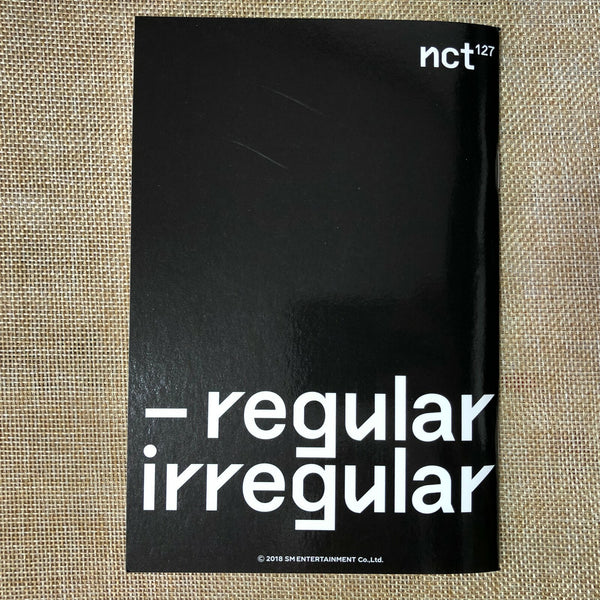 NCT 127 JAEHYUN [ Regular-Irregular ] Official Mini Notebook / New / Gift