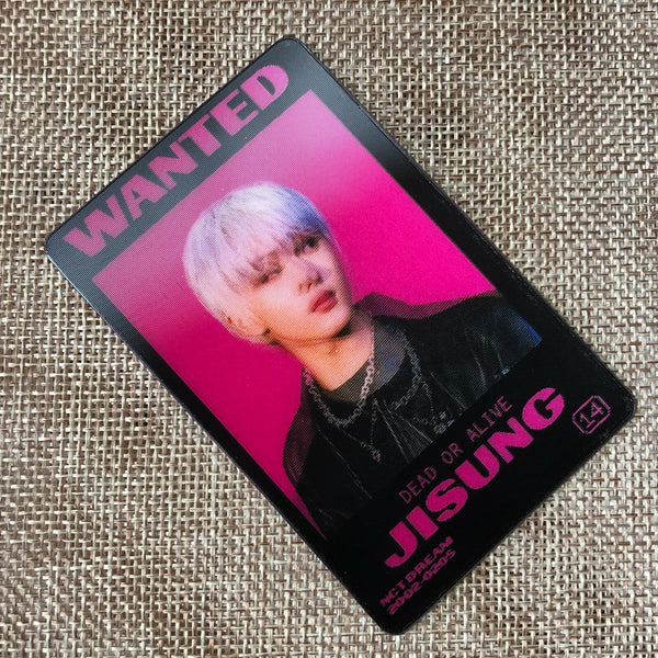 NCT DREAM JISUNG [GLITCH MODE] Official Lenticular Photocard, Glitch / Gift