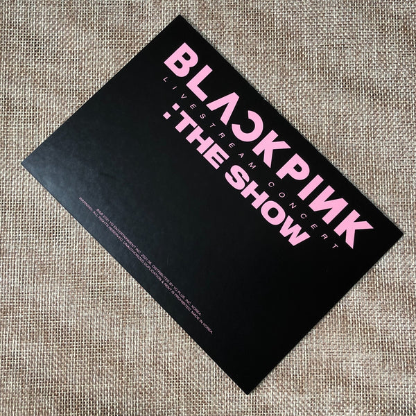 BLACKPINK JISOO [ THE SHOW DVD ] Official Postcard photo / New / Gift