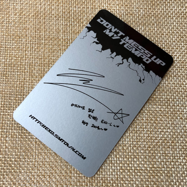 EXO CHEN [Don't mess up My Tempo] Official Photocard, Moderato 5th / New / Gift