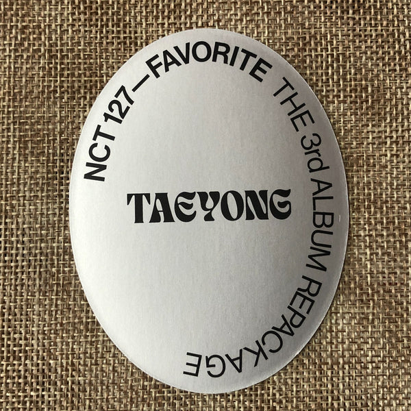 NCT 127 TAEYONG [ FAVORITE ] Official Pendant Photocard, CLASSIC / New / Gift