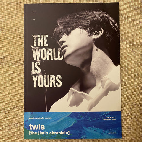 BTS JIMIN [The World Is Yours Exhibition TWIS Photobook] 104 pg, 21x29 cm / Gift