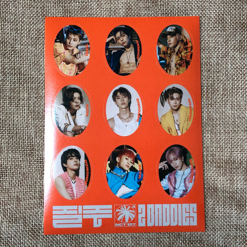 NCT 127 GROUP [ BADDIES ] Official Sticker, 2 Baddies Ver. / New / Gift