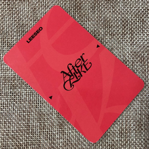 IVE LEESEO [After Like Starship Benefit] Official Photocard, Chu VER. A / Gift
