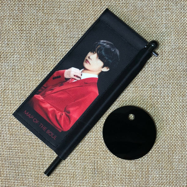 BTS V TAEHYUNG [ Map of the Soul ON:E ] Official Mini Flag, ONE / New / Gift