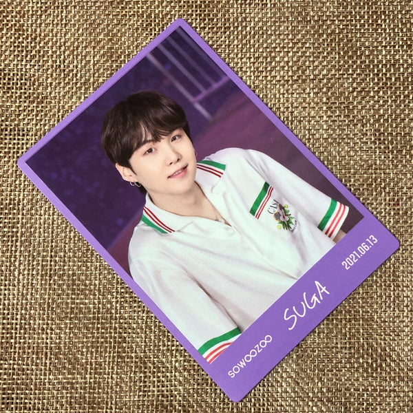 BTS SUGA 1/8 [ 2021 Muster SOWOOZOO ] Official Mini Photocard / New / Gift