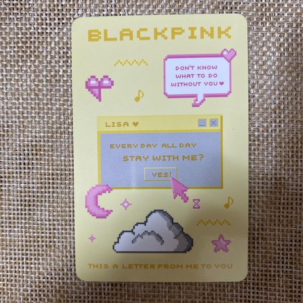 BLACKPINK LISA [6th Anniversary Deco Kit] Official Photocard / New, Rare / Gift