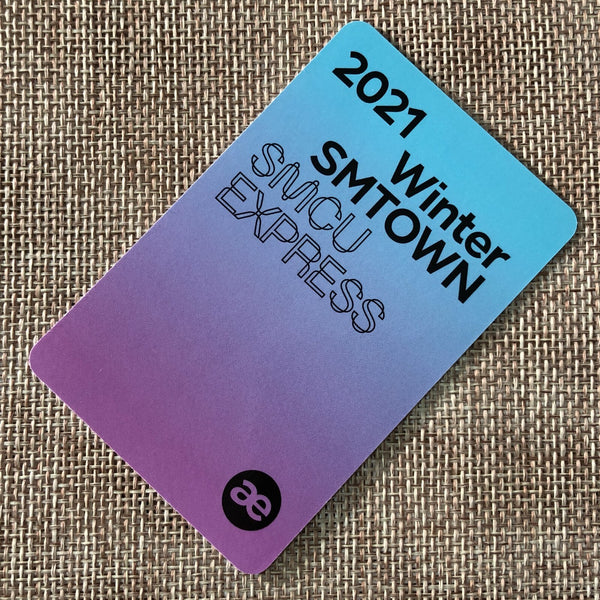 AESPA NINGNING [2021 Winter SMTOWN SMCU Express] Official Pass Photocard / Gift