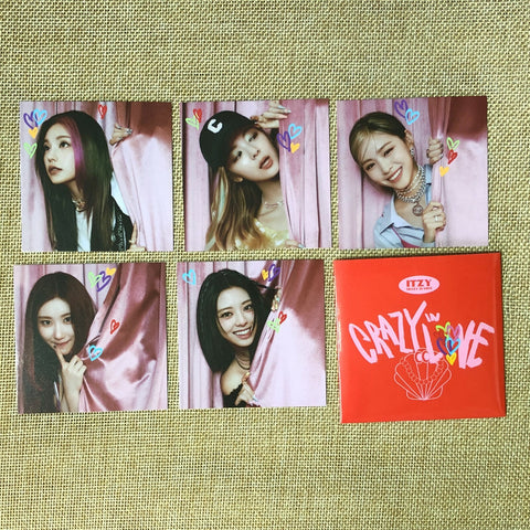 ITZY GROUP #1 [CRAZY IN LOVE] Official Preorder Special Photocard SET / Gift