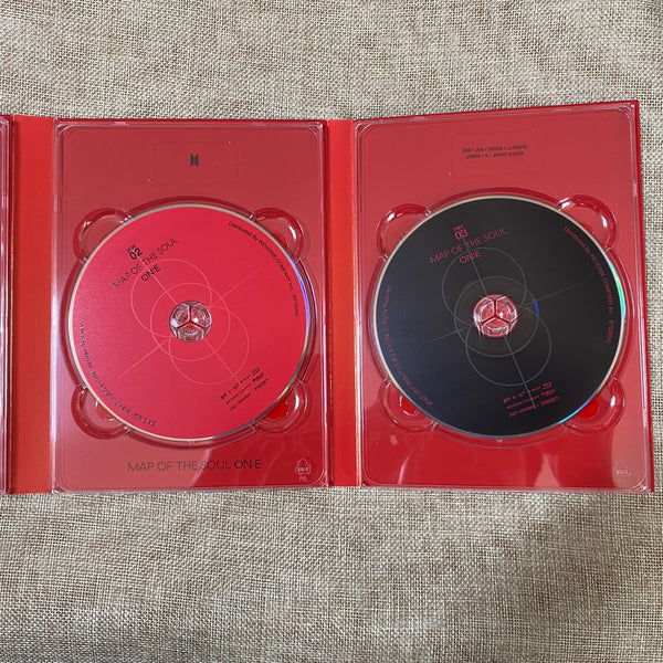BTS [Map of the Soul ON:E] Blu-Ray + Photobook + Photo Stand + Postcard Set /+G
