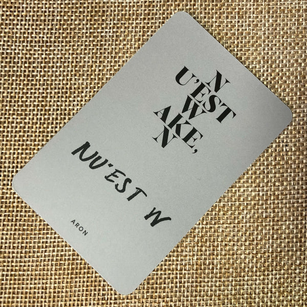 Nu'est W ARON [ WAKE, N ] Official Photocard / New, Rare / Gift