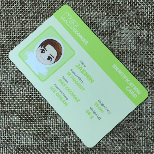NCT JAEMIN [ CCOMAZ GROCERY STORE ] Official ID Card Photocard / New / Gift