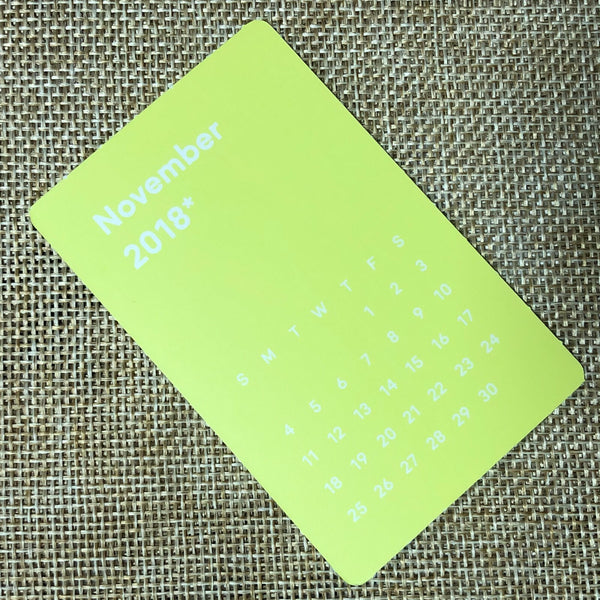 NCT DREAM GROUP [2018 Season's Greetings] Official Calendar Photocard / Gift