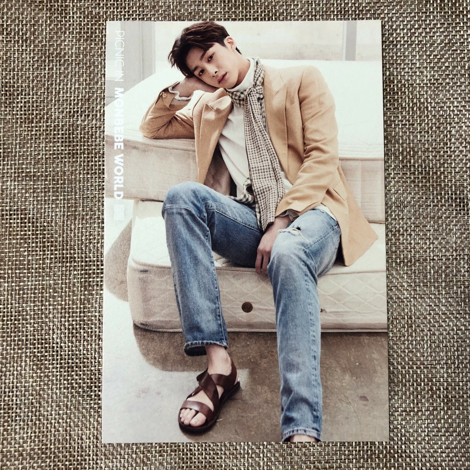 MONSTA X HYUNGWON [PICNIC IN MONBEBE WORLD Fan Meeting] Official Postcard / Gift