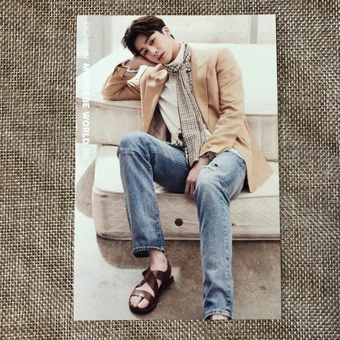 MONSTA X HYUNGWON [PICNIC IN MONBEBE WORLD Fan Meeting] Official Postcard / Gift