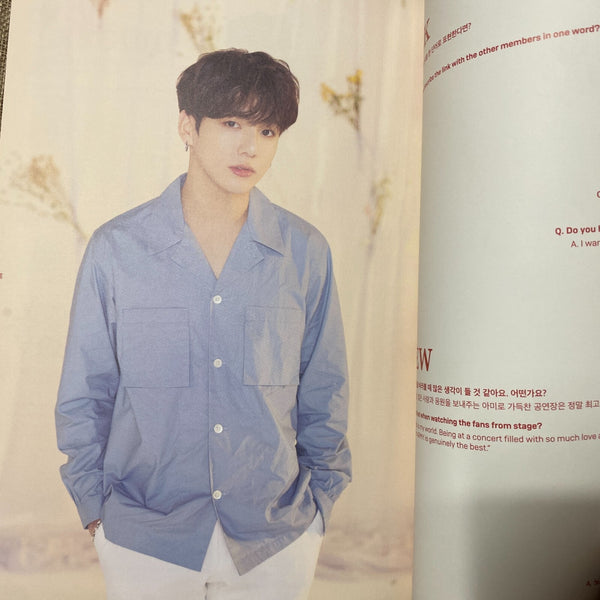 BTS [World Tour Love Yourself] Official Program Book Photobook / New, Rare /+G