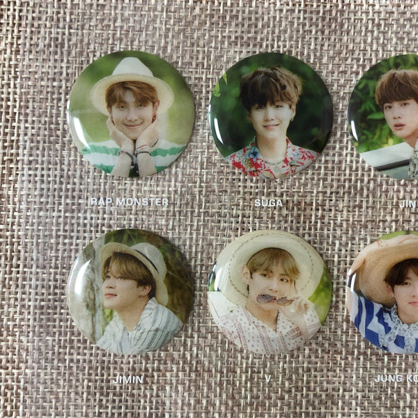 BTS GROUP [ 2017 Summer Package ] Face Photo Sticker / New / Gift