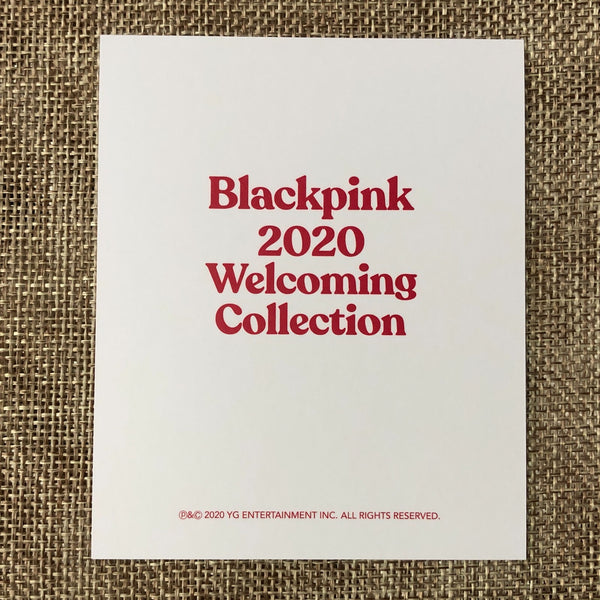 BLACKPINK LISA [2020 Welcoming Collection] Official Polaroid Photocard / Gift