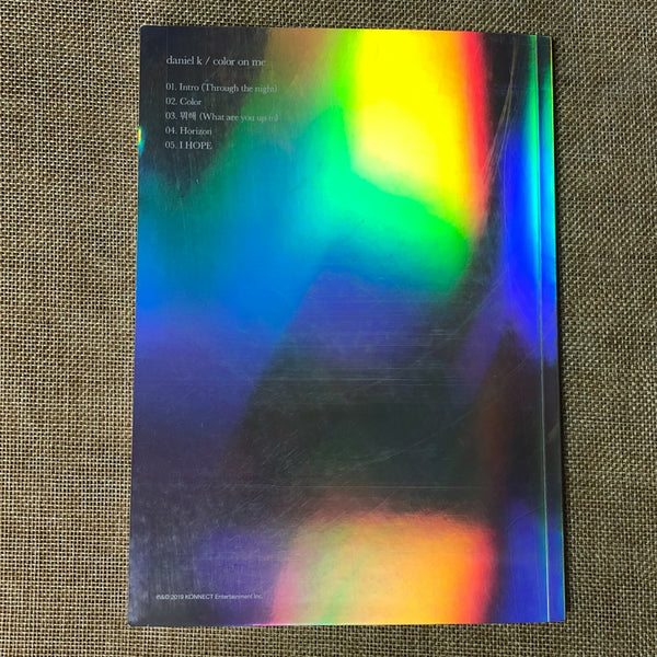 KANG DANIEL [ Color on Me ] Official 1st Single Album, CD + Photobook / New