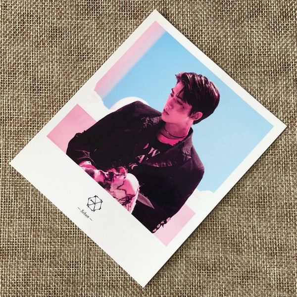 EXO SEHUN [ EX'ACT ] Official Polaroid Photocard Set of 2, Postcard / New / Gift
