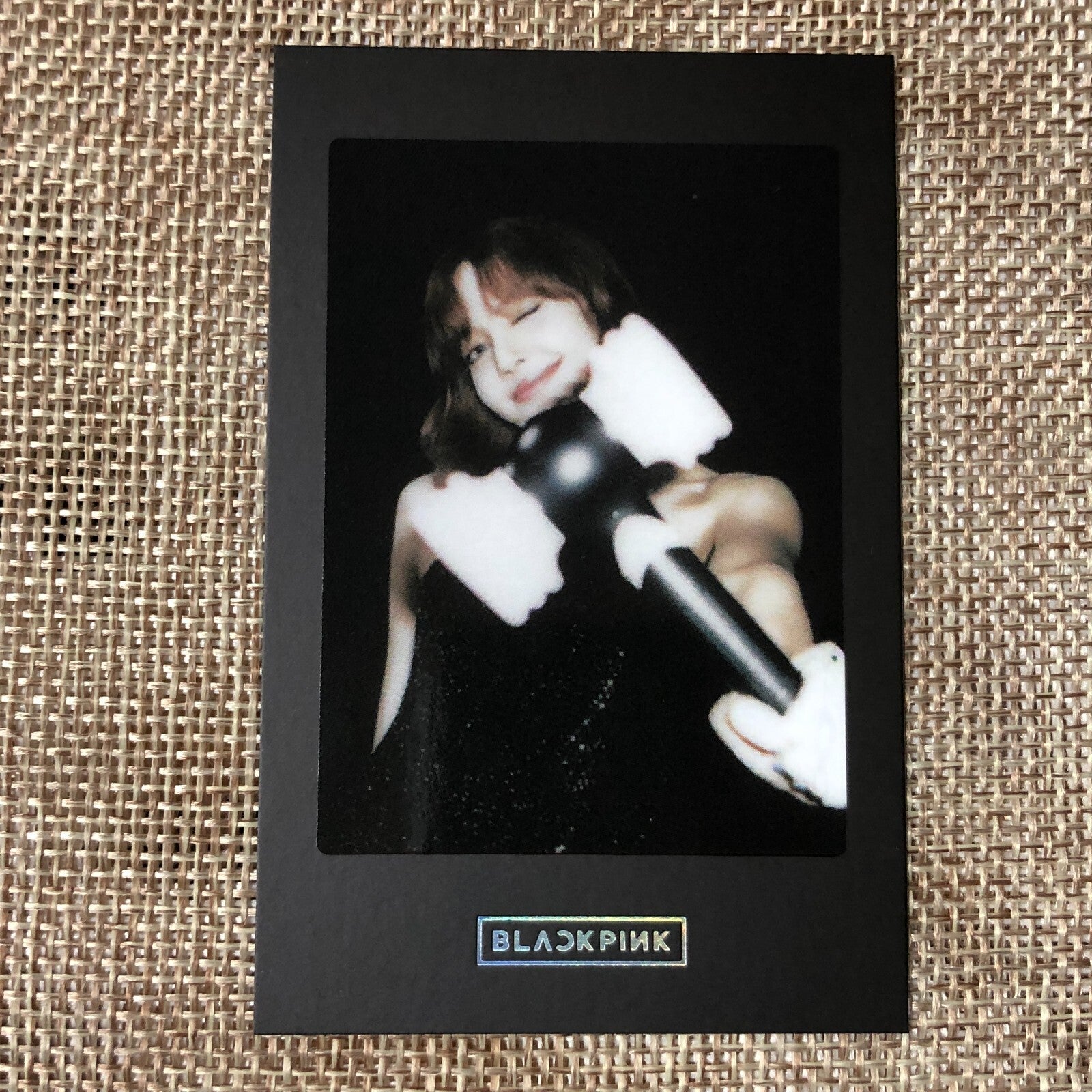 BLACKPINK LISA [Blink Lightstick Black Ver] Official Limited Photocard / Gift