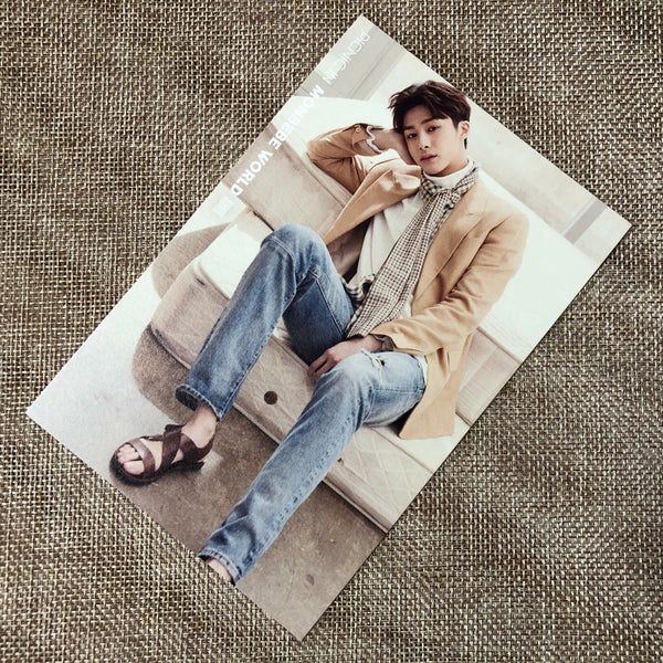 MONSTA X HYUNGWON [PICNIC IN MONBEBE WORLD Fan Meeting] Official Postcard / Gift