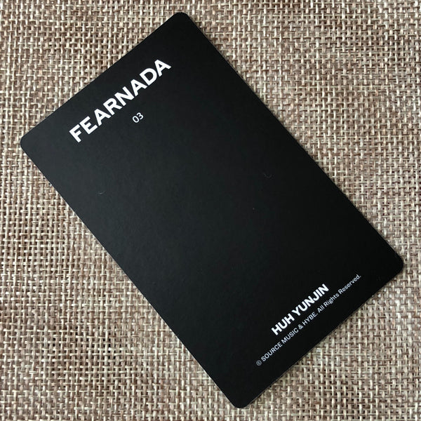 LE SSERAFIM YUNJIN [FEARNADA 2023 Fan Meeting MD] Official Photocard / Gift