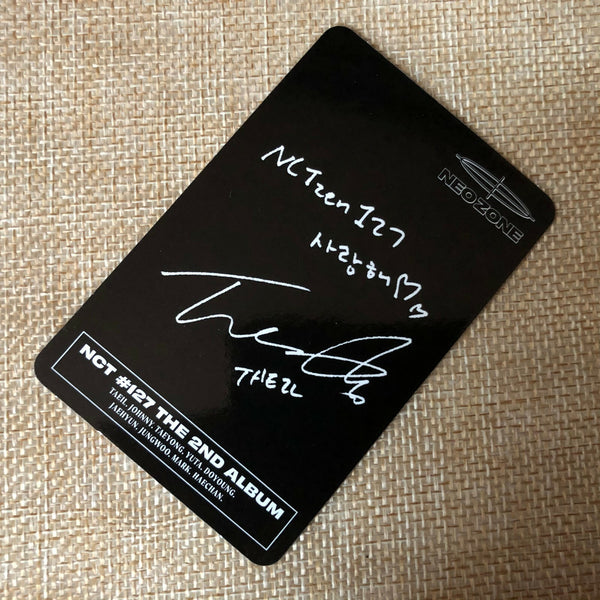 NCT 127 TAEIL T Ver [NEO ZONE] Official Photocard, 2nd Album / New, Rare / Gift