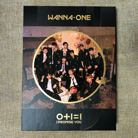 WANNA ONE [0+1=1 I PROMISE YOU] Official Album Photobook Night Ver / New / Gift