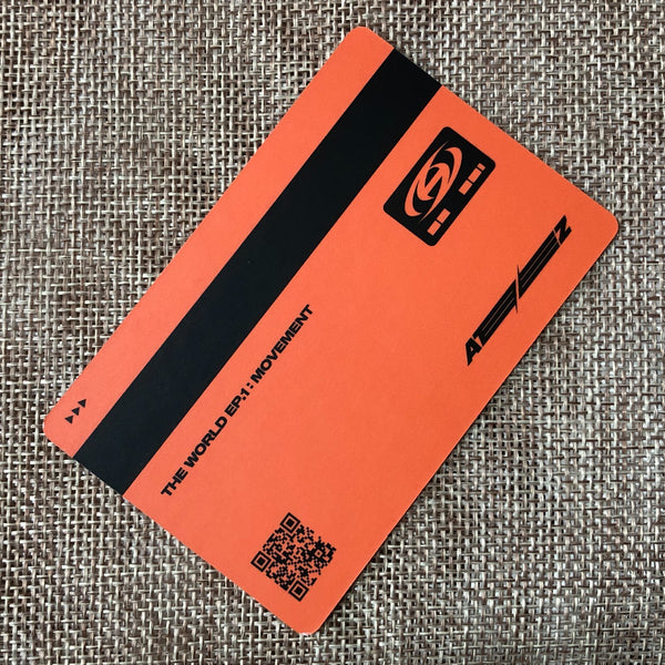 ATEEZ MINGI [THE WORLD EP.1 : MOVEMENT] Official ID Card Photocard, Z Ver / Gift