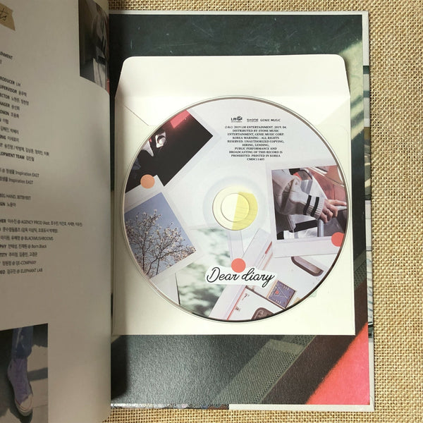 YOON JISUNG [ Dear Diary ] Official Special Album, CD+ Photobook + Poster / New