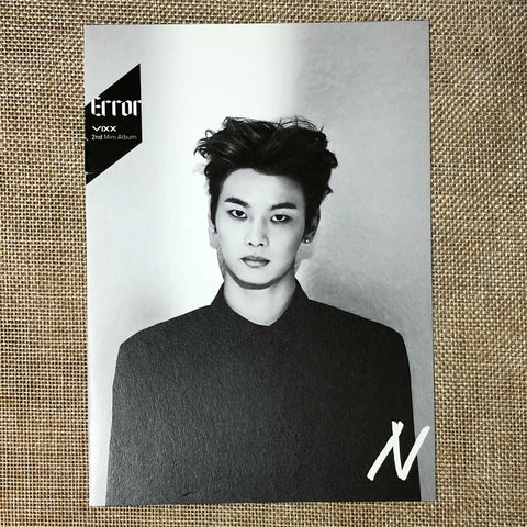 VIXX N [ ERROR ] Official Hidden Photobook, 2nd Album / New, Rare / Gift