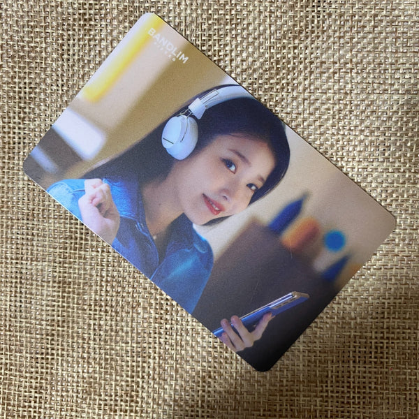 IU #7 [ BANOLIM Pizza ] Official AR Photocard, Limited / New, Rare / Gift
