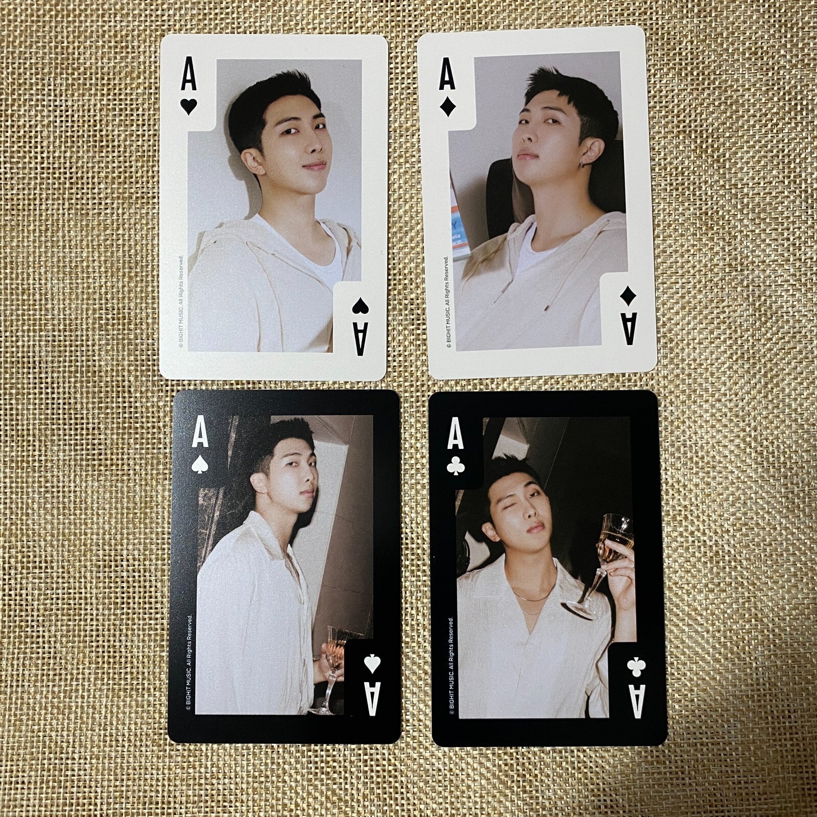 BTS RM [ Global FC ARMY Membership Kit 9th Trump ] Photocard Set / New / Gift