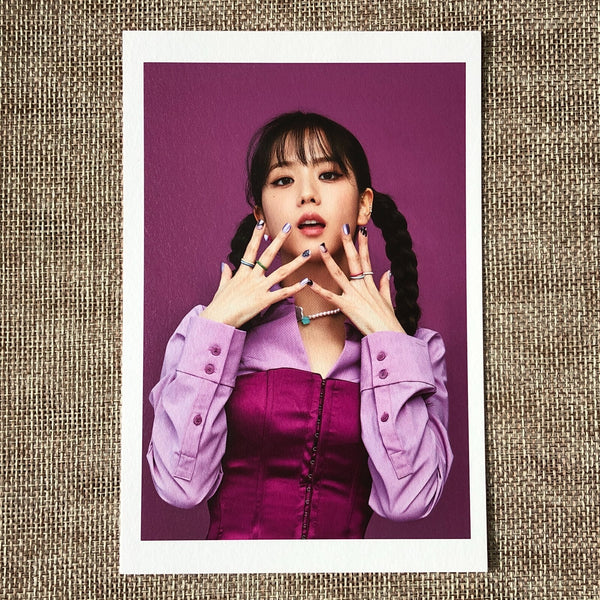 BLACKPINK JISOO [ 2022 Welcoming Collection ] Official Postcard Set / New / Gift