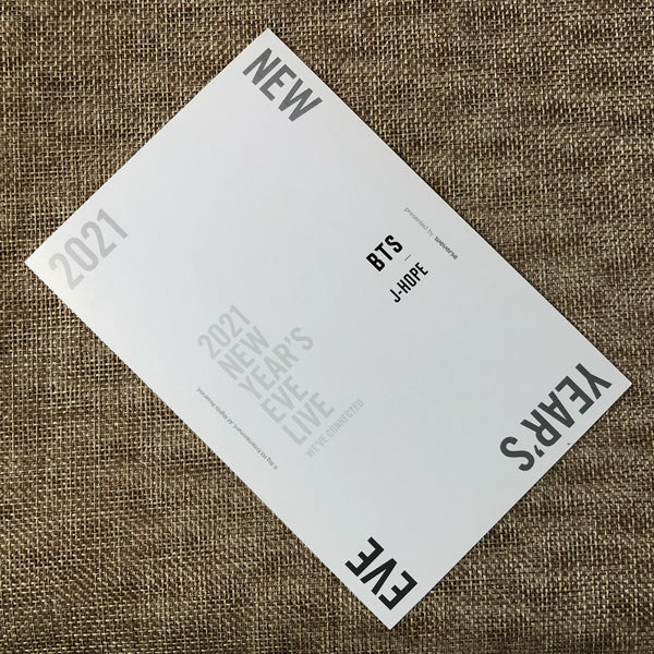 BTS J-HOPE [ 2021 NEW YEAR'S EVE LIVE ] Official Postcard / New / Gift