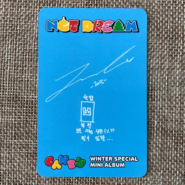 NCT DREAM JAEMIN [Winter Special Candy] Official Photocard, Digipack Ver. / Gift