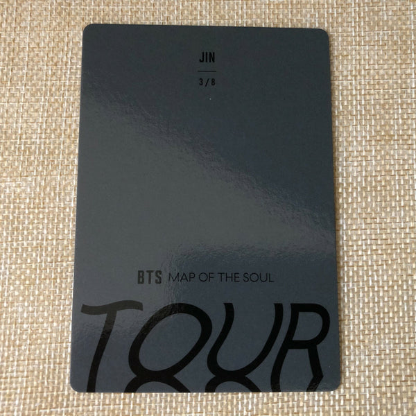 BTS JIN 3/8 [ Map Of The Soul Tour ] Official Mini Photocard / New / Gift