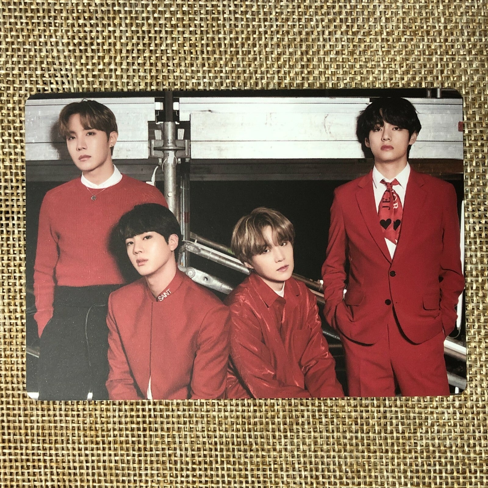 BTS J-HOPE JIN SUGA V 3/8 [Map of the Soul ON:E] Official Mini Photocard, ONE