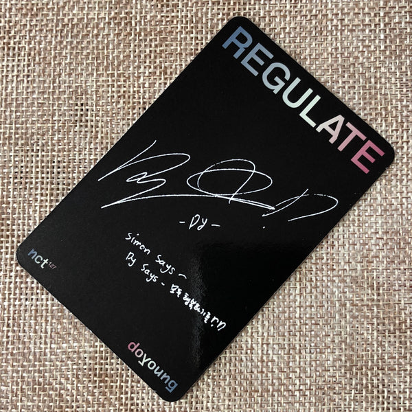 NCT DOYOUNG [ Regulate ] Official Photocard, 1st Repackage Album / New / Gift