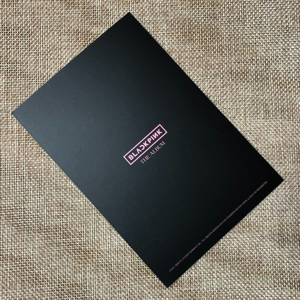 BLACKPINK ROSE #2 [ THE ALBUM ] Official Postcard / New / Gift