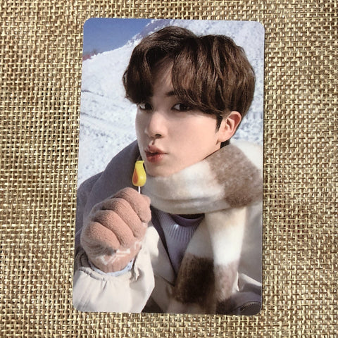 BTS JIN [ Winter Package 2021 DVD Official Live Photo ] New, Rare / +GFT