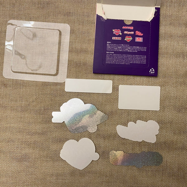 BTS GROUP [Baskin Robbins Promo] Official Limited Sticker Pack Set / New / Gift