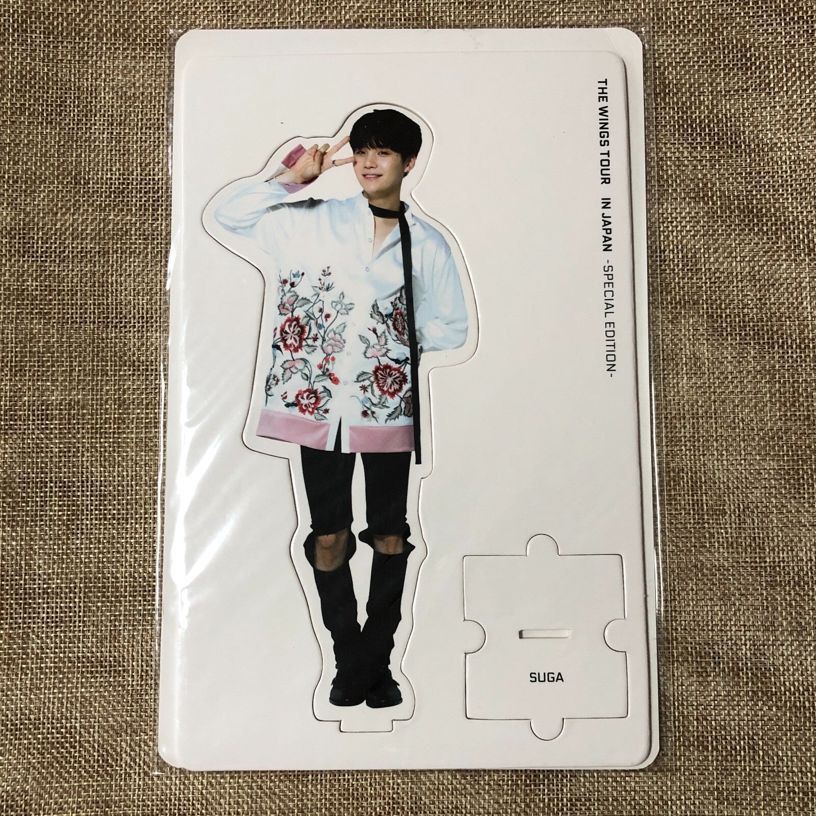 BTS SUGA [The Wings Tour in Japan Special] Official MD Paper Stand / New / Gift