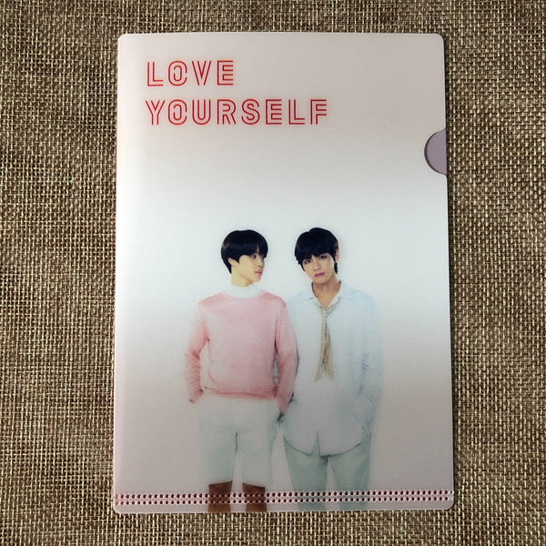 BTS GROUP [ Love Yourself ] Official Lenticular L-Holder Set / New / Gift