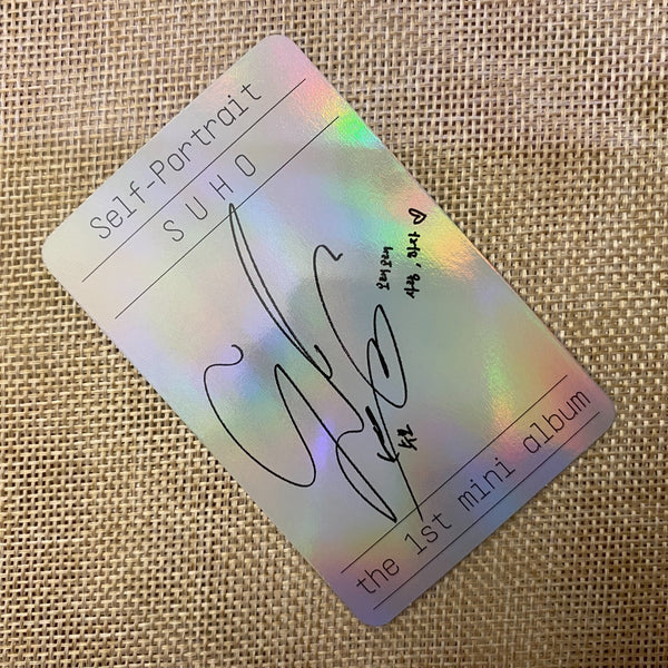 EXO SUHO #4 [ Self Portrait ] Official Photocard, 1st Mini Album / New / Gift