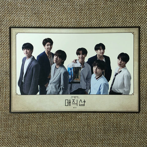 BTS GROUP [5th Muster Magic Shop] Official Postcard Photocard, LG Ver / Gift