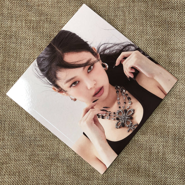 BLACKPINK JENNIE [ THE ALBUM ] Official Postcard, Ver. 2 / New / Gift