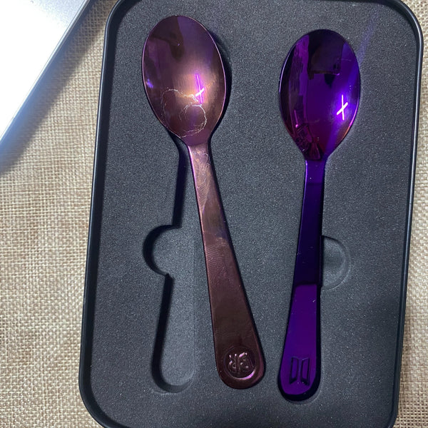 BTS [ BASKIN ROBBINS ] Official Purple Ice Cream Spoon / Mint, Rare / Gift